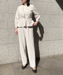 kaene　カエン　 スーツ　パンツスーツ　グレー 楽天市場】レディース パンツスーツ 卒業式 ママスーツ 母親