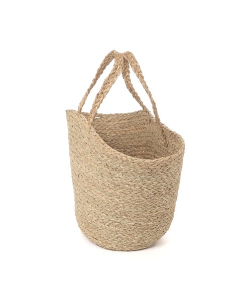 studio CLIP（スタディオクリップ）の「シーグラスラウンド持ち手付きバスケットM（収納グッズ・レディース・その他1・FREE）」の3枚目の写真