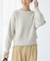 ROPE' PICNIC | fluffy knit/ふわふわMIXフェザーニットプルオーバー(ニット/セーター)
