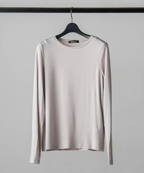 LAUTREAMONT(ロートレアモン)の「【WEB限定】吸湿発熱 なめらかインナー≪洗える≫(Tシャツ/カットソー・レディース・チャコールグレー/ブラック/ベージュ/ブラウン/オフホワイト・9号/11号)」の5枚目の写真