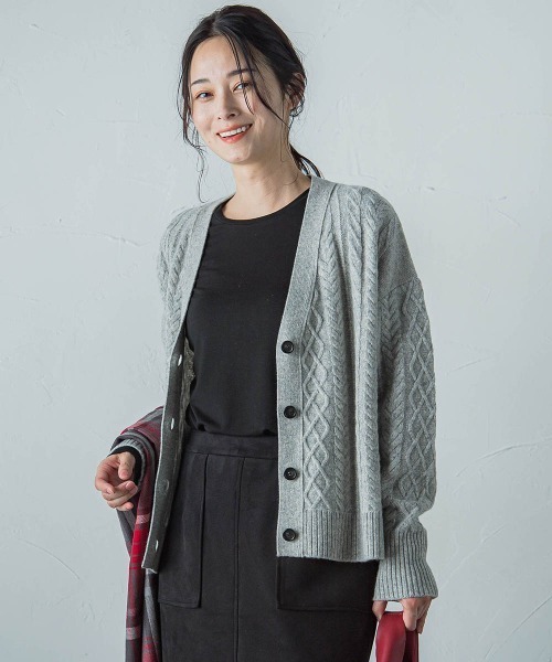 LAUTREAMONT(ロートレアモン)の「【WEB限定】吸湿発熱 なめらかインナー≪洗える≫(Tシャツ/カットソー・レディース・チャコールグレー/ブラック/ベージュ/ブラウン/オフホワイト・9号/11号)」の13枚目の写真