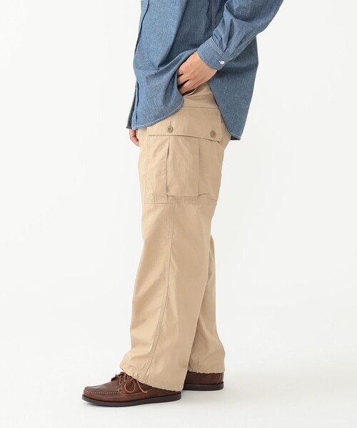 BEAMS PLUS(ビームスプラス)の「【ビームスの百名品】リップストップ ミリタリー 6ポケット パンツ(カーゴパンツ・メンズ・オリーブ/ベージュ・S/M/L/XL)」の21枚目の写真