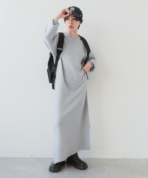 RAGEBLUE(レイジブルー)の「マルチWAY/ZIPニットベストセットワンピース(ワンピース・レディース・ブラック/グレー/ブルー・FREE)」の16枚目の写真