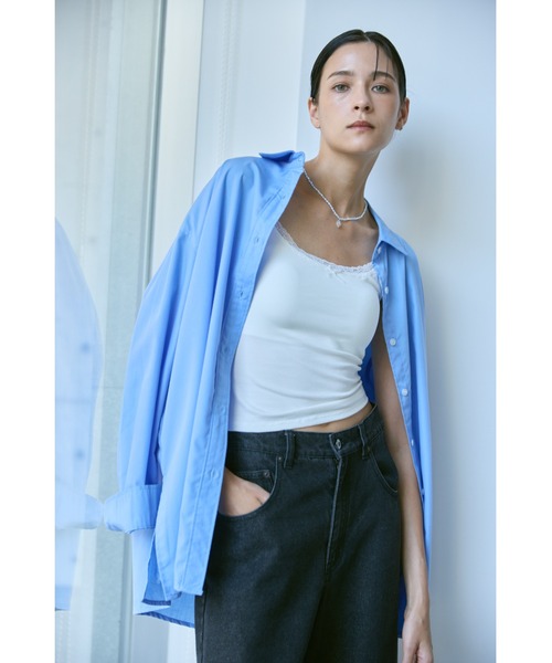 un/neu（アンノイ）の「レースラインカップ付きキャミ（キャミソール・レディース・グレー系その他/ブラック/ホワイト系その他/ホワイト・FREE）」の16枚目の写真