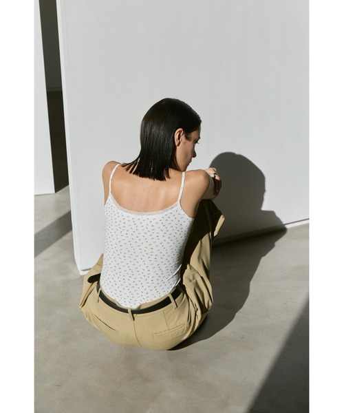 un/neu（アンノイ）の「レースラインカップ付きキャミ（キャミソール・レディース・グレー系その他/ブラック/ホワイト系その他/ホワイト・FREE）」の8枚目の写真