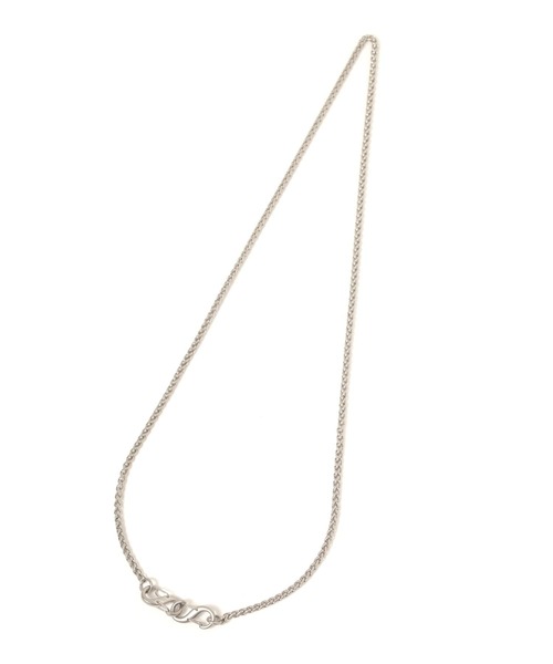 GLOBAL WORK（グローバルワーク）の「UNISEX/ステンレスカラビナネックレス/286995（ネックレス・メンズ・ライトグレー/グレー系その他3・FREE）」の3枚目の写真