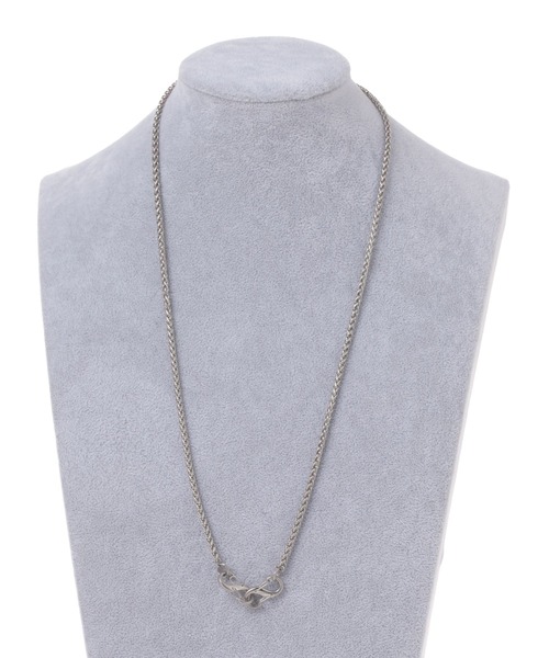 GLOBAL WORK（グローバルワーク）の「UNISEX/ステンレスカラビナネックレス/286995（ネックレス・メンズ・ライトグレー/グレー系その他3・FREE）」の5枚目の写真