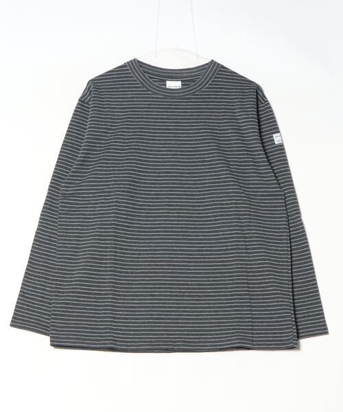 COMMON WARE(コモンウェアー)の「ST:MONTKEMMEL モンケメル BLIND BORDER L/S TEE ボーダーロングスリーブTシャツ(Tシャツ/カットソー・レディース・ホワイト系その他/チャコールグレー・36/38/40/42)」の17枚目の写真