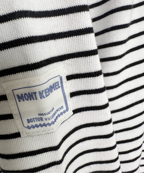 COMMON WARE(コモンウェアー)の「ST:MONTKEMMEL モンケメル BLIND BORDER L/S TEE ボーダーロングスリーブTシャツ(Tシャツ/カットソー・レディース・ホワイト系その他/チャコールグレー・36/38/40/42)」の9枚目の写真