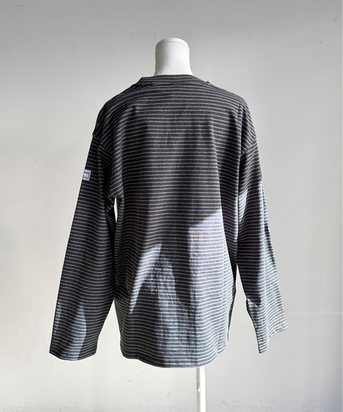 COMMON WARE(コモンウェアー)の「ST:MONTKEMMEL モンケメル BLIND BORDER L/S TEE ボーダーロングスリーブTシャツ(Tシャツ/カットソー・レディース・ホワイト系その他/チャコールグレー・36/38/40/42)」の16枚目の写真
