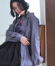 HARE | トロミシシュウシャツ(HARE)(シャツ/ブラウス)