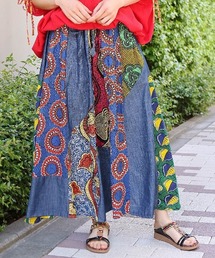 go slow caravan キャンバス脇ポケクレイジースカート【WEB限定