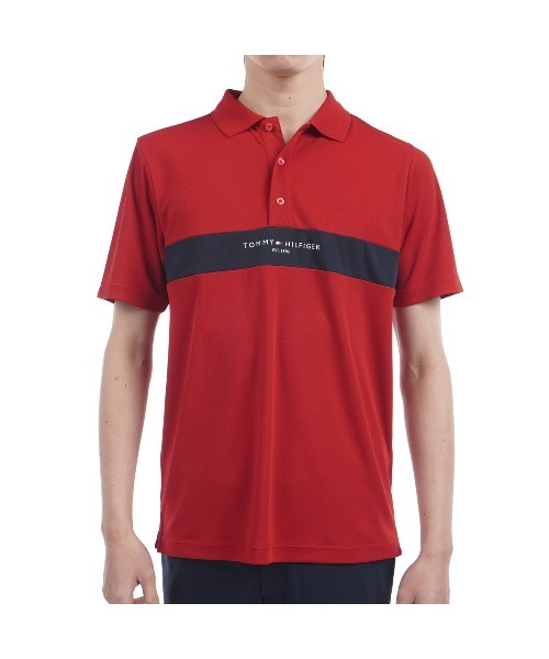 TOMMY HILFIGER GOLF（トミー ヒルフィガー ゴルフ）の「ｴｯｾﾝｼｬﾙ 半袖ﾎﾟﾛｼｬﾂ（ポロシャツ・メンズ・ホワイト/レッド/ネイビー/イエロー/ブラック/マルチ/グリーン・LL/M/L/3L）」の6枚目の写真