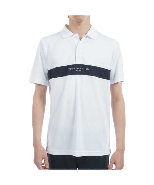 TOMMY HILFIGER GOLF（トミー ヒルフィガー ゴルフ）の「ｴｯｾﾝｼｬﾙ 半袖ﾎﾟﾛｼｬﾂ（ポロシャツ・メンズ・ホワイト/レッド/ネイビー/イエロー/ブラック/マルチ/グリーン・LL/M/L/3L）」の2枚目の写真