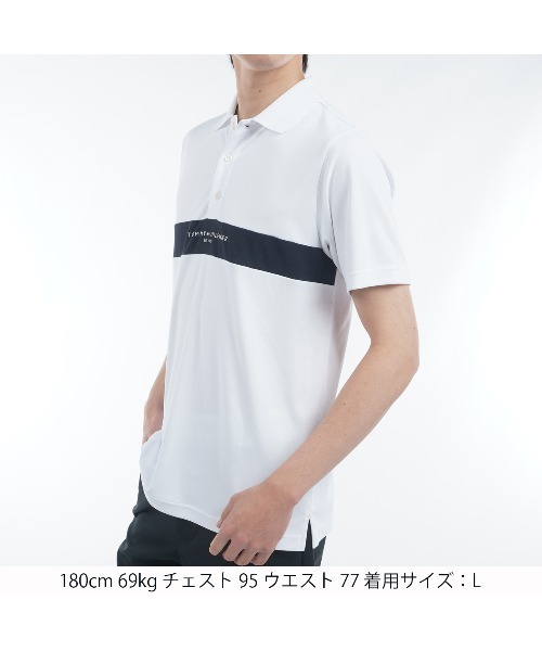 TOMMY HILFIGER GOLF（トミー ヒルフィガー ゴルフ）の「ｴｯｾﾝｼｬﾙ 半袖ﾎﾟﾛｼｬﾂ（ポロシャツ・メンズ・ホワイト/レッド/ネイビー/イエロー/ブラック/マルチ/グリーン・LL/M/L/3L）」の8枚目の写真