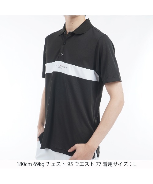 TOMMY HILFIGER GOLF（トミー ヒルフィガー ゴルフ）の「ｴｯｾﾝｼｬﾙ 半袖ﾎﾟﾛｼｬﾂ（ポロシャツ・メンズ・ホワイト/レッド/ネイビー/イエロー/ブラック/マルチ/グリーン・LL/M/L/3L）」の10枚目の写真