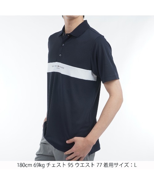TOMMY HILFIGER GOLF（トミー ヒルフィガー ゴルフ）の「ｴｯｾﾝｼｬﾙ 半袖ﾎﾟﾛｼｬﾂ（ポロシャツ・メンズ・ホワイト/レッド/ネイビー/イエロー/ブラック/マルチ/グリーン・LL/M/L/3L）」の12枚目の写真