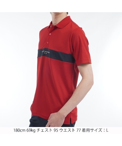 TOMMY HILFIGER GOLF（トミー ヒルフィガー ゴルフ）の「ｴｯｾﾝｼｬﾙ 半袖ﾎﾟﾛｼｬﾂ（ポロシャツ・メンズ・ホワイト/レッド/ネイビー/イエロー/ブラック/マルチ/グリーン・LL/M/L/3L）」の14枚目の写真
