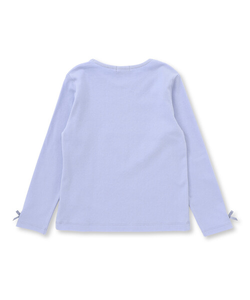 BeBe（ベベ）の「アイリス切手プリント長袖Tシャツ(90~150cm)（Tシャツ/カットソー・キッズ・ホワイト/ブルー・130cm/100cm/140cm/90cm/110cm/120cm/150cm）」の10枚目の写真