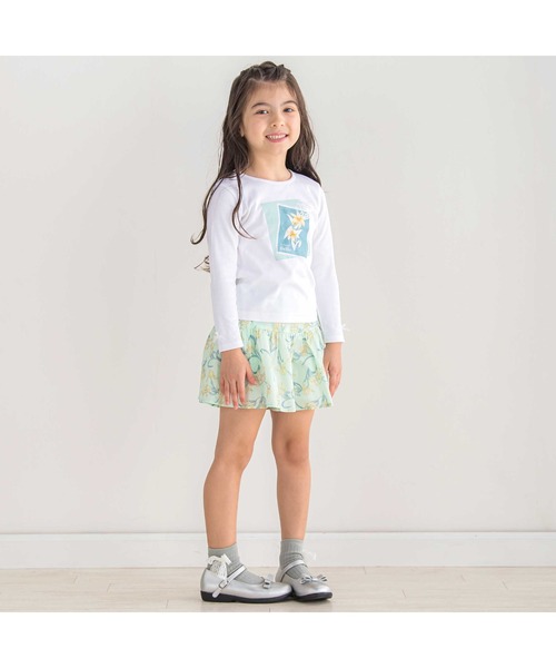 BeBe（ベベ）の「アイリス切手プリント長袖Tシャツ(90~150cm)（Tシャツ/カットソー・キッズ・ホワイト/ブルー・130cm/100cm/140cm/90cm/110cm/120cm/150cm）」の13枚目の写真