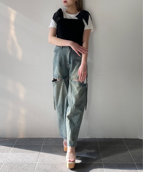 one way（ワンウェイ）の「フェザービスチェ（その他トップス・レディース・ブラック/グレー/ホワイト・FREE）」の16枚目の写真