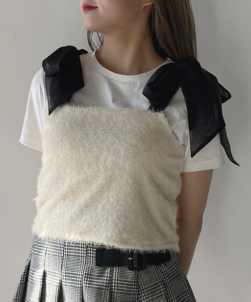 one way（ワンウェイ）の「フェザービスチェ（その他トップス・レディース・ブラック/グレー/ホワイト・FREE）」の17枚目の写真