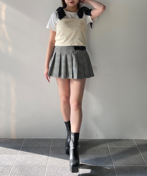 one way（ワンウェイ）の「フェザービスチェ（その他トップス・レディース・ブラック/グレー/ホワイト・FREE）」の11枚目の写真