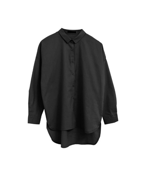 aquagarage（アクアガレージ）の「ビッグシルエットシャツ（シャツ/ブラウス・レディース・アイボリー/カーキ/ブラック/ホワイト/ブラウン/ベージュ・M/L）」の20枚目の写真