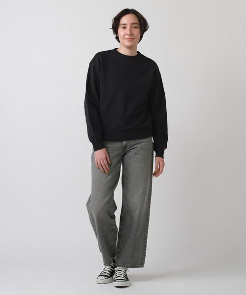 Levi's(リーバイス)の「Levi's/リーバイス HERITAGE クルーネックスウェットシャツ(スウェット・レディース・ブラック・L/M/S)」の13枚目の写真