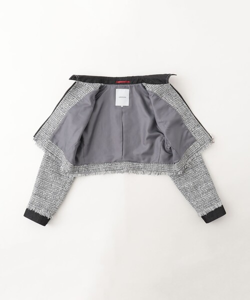 LOVELESS(ラブレス)の「クロップドツイードブルゾン(ブルゾン・レディース・ブラック・36)」の11枚目の写真