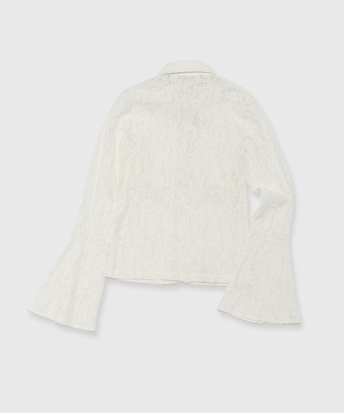 FLOW LACE SHIRT/フローレースシャツ（シャツ/ブラウス）｜JOSE MOON  