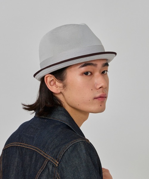 OVERRIDE(オーバーライド)の「OVERRIDE REP KNIT FEDORA / オーバーライド(ハット・メンズ・ブラック/グレー/ネイビー・58cm/61cm)」の19枚目の写真