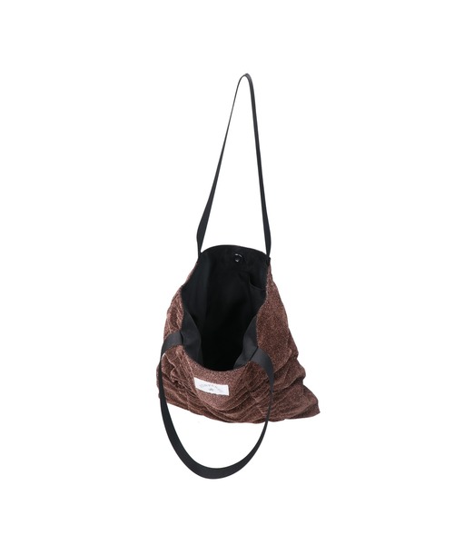 CONVERSE（コンバース）の「【CONVERSE/コンバース】ARCH LOGO GATHER TOTE BAG ギャザーバッグ（トートバッグ・レディース・ブラウン/ピンク/ホワイト・FREE）」の14枚目の写真