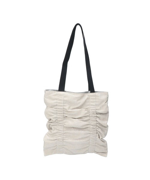 CONVERSE（コンバース）の「【CONVERSE/コンバース】ARCH LOGO GATHER TOTE BAG ギャザーバッグ（トートバッグ・レディース・ブラウン/ピンク/ホワイト・FREE）」の17枚目の写真