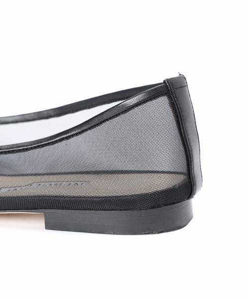 NEBULONI E（ネブローニ）の「NEBULONI E.（ネブローニ） TULE FLAT SHOES ブラック 7430MINA（その他シューズ・レディース・ブラック・36/37/38/39）」の6枚目の写真