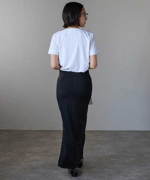 etre pret(エトレプレ)の「タック切替え半袖カットソー(Tシャツ/カットソー・レディース・ホワイト/ブラック・9号/13号/5号/7号/15号/11号)」の10枚目の写真
