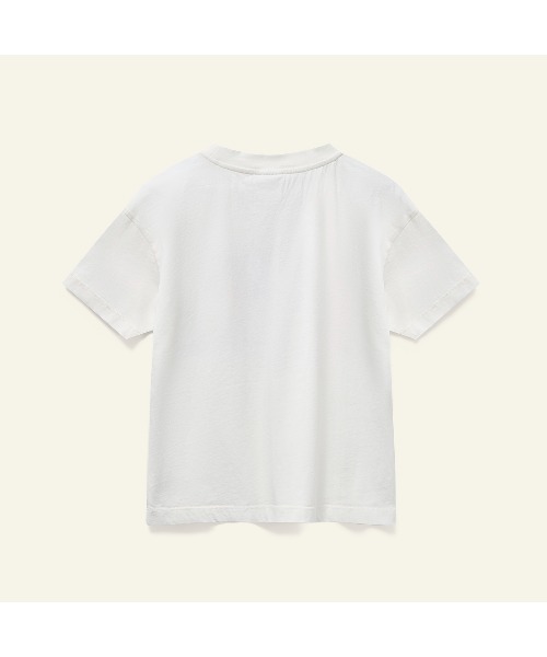 Wynken（ウィンケン）の「Wynken / W.K Tシャツ（Tシャツ/カットソー・キッズ・オフホワイト/レッド・4Y/6Y/2Y/8Y）」の3枚目の写真