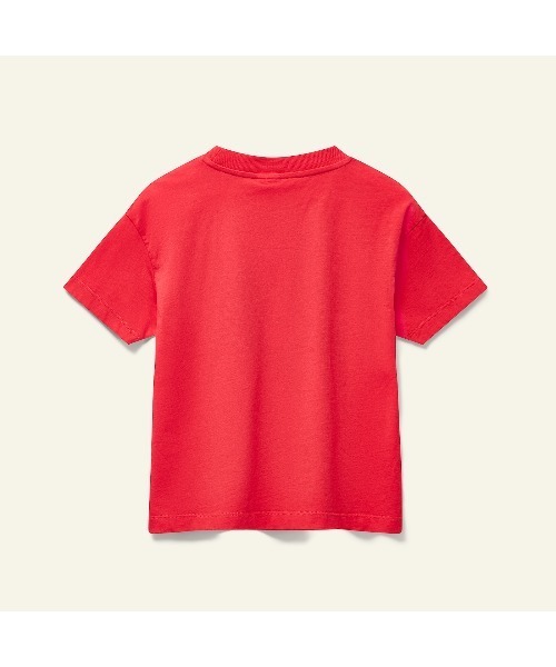 Wynken（ウィンケン）の「Wynken / W.K Tシャツ（Tシャツ/カットソー・キッズ・オフホワイト/レッド・4Y/6Y/2Y/8Y）」の4枚目の写真