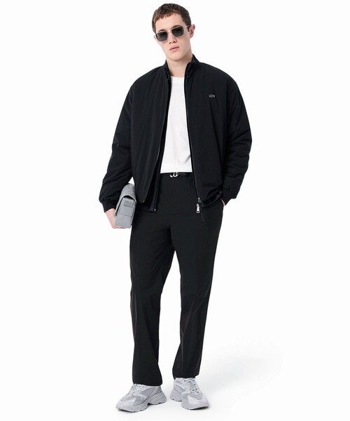 LACOSTE（ラコステ）の「撥水 テクニカルストレッチ ルーズフィットストレートスラックスパンツ（スラックス・メンズ・ブラック・38/42/40/44）」の11枚目の写真