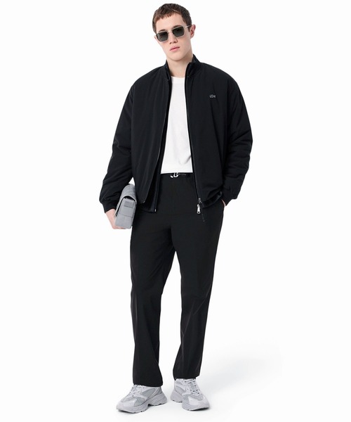 LACOSTE（ラコステ）の「撥水 テクニカルストレッチ ルーズフィットストレートスラックスパンツ（スラックス・メンズ・ブラック・38/42/40/44）」の5枚目の写真