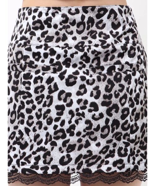 EVRIS（エヴリス）の「レオパードスリットミニスカート（スカート・レディース・ベージュ/グレー・MEDIUM/SMALL）」の18枚目の写真