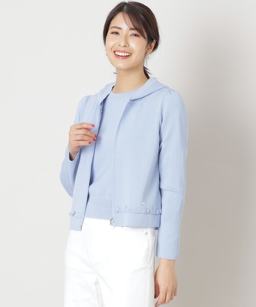 TO BE CHICダンボールビジューパーカー TO BE CHIC（トゥー ビー シック）の「【L】ダンボールビジュー