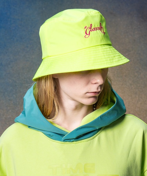 glamb（グラム）の「Neon Bucket Hat / ネオンバケットハット（ハット・メンズ・イエロー/ブルー/オレンジ/ブラック・FREE）」の6枚目の写真