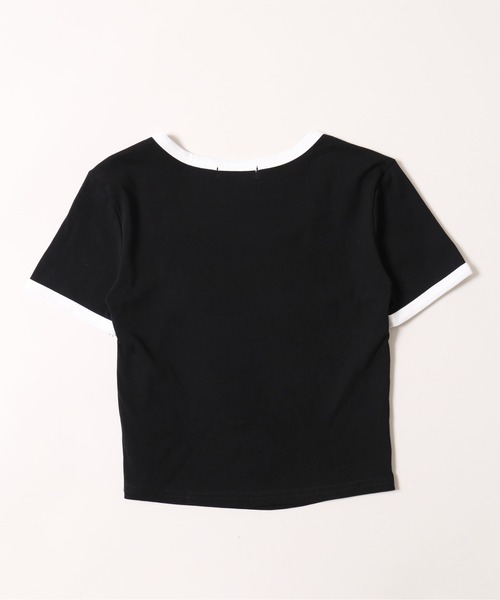 PHILLY（フィリー）の「【PHILLY】コンパクトリンガーTシャツ（Tシャツ/カットソー・レディース・ブラック/アイボリー/グレー・FREE）」の22枚目の写真
