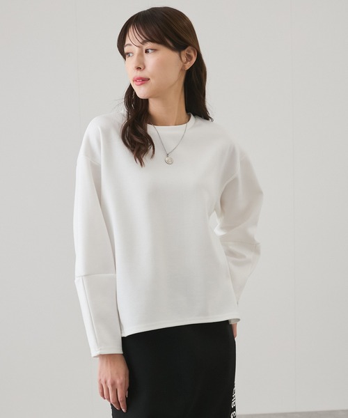 Jayro(ジャイロ)の「バックロゴプルオーバー(Tシャツ/カットソー・レディース・ブラック/ベージュ/ホワイト系その他・M)」の2枚目の写真