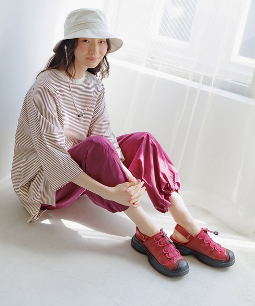 niko and...(ニコアンド)の「オリジナルメッシュボリュームサンダル(サンダル・レディース・ブラック/キャメル/ボルドー/アイボリー・SMALL/LARGE/MEDIUM)」の11枚目の写真