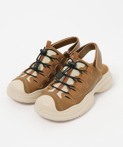 niko and...(ニコアンド)の「オリジナルメッシュボリュームサンダル(サンダル・レディース・ブラック/キャメル/ボルドー/アイボリー・SMALL/LARGE/MEDIUM)」の18枚目の写真