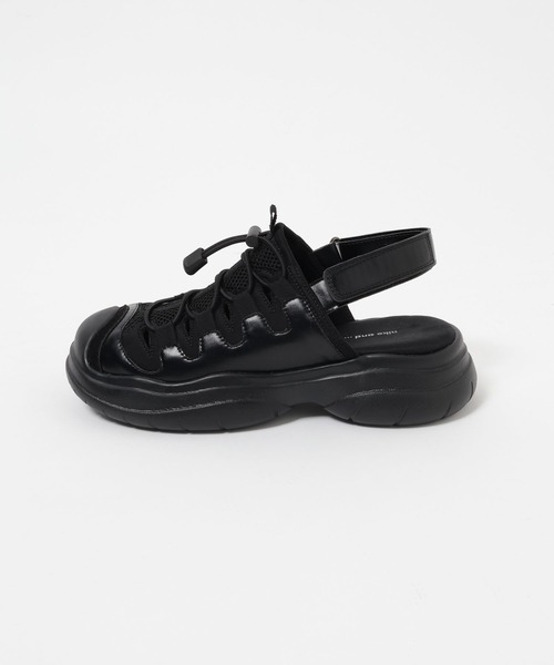 niko and...(ニコアンド)の「オリジナルメッシュボリュームサンダル(サンダル・レディース・ブラック/キャメル/ボルドー/アイボリー・SMALL/LARGE/MEDIUM)」の19枚目の写真