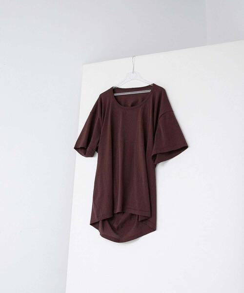 LAATO(ラート)の「circle knit tee(Tシャツ/カットソー・レディース・オフホワイト/ブラック/ブラウン・FREE)」の4枚目の写真