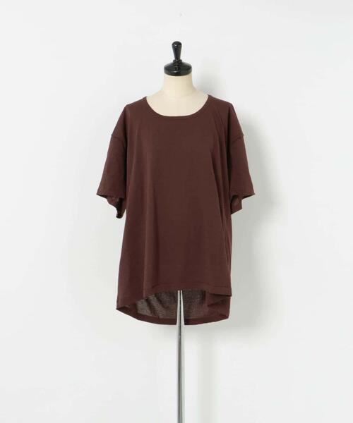 LAATO(ラート)の「circle knit tee(Tシャツ/カットソー・レディース・オフホワイト/ブラック/ブラウン・FREE)」の5枚目の写真